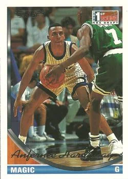 1993-94 Topps Anfernee Hardaway Draft Picks #334 card image