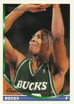 1993-94 Topps Anthony Avent Gold #91 card image