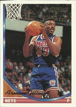 1993-94 Topps Armon Gilliam Gold #330 card image