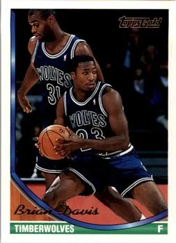 1993-94 Topps Brian Davis Gold #269 card image
