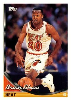 1993-94 Topps Brian Shaw Gold #44 card image