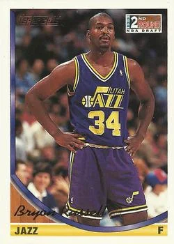 1993-94 Topps Bryon Russell Draft Picks #374 card image