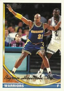 1993-94 Topps Byron Houston Gold #43 card image