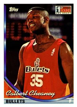 1993-94 Topps Calbert Cheaney Draft Picks #158 card image