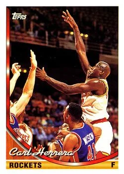 1993-94 Topps Carl Herrera Variant #216 card image
