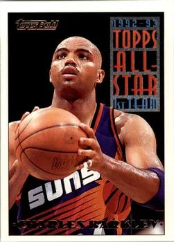 1993-94 Topps Charles Barkley Gold #104 card image