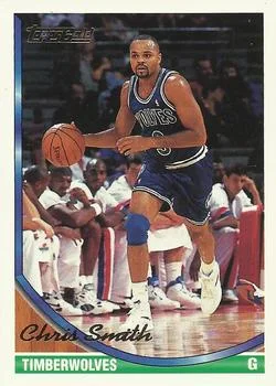 1993-94 Topps Chris Smith Gold #247 card image