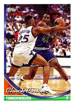 1993-94 Topps Chuck Person Variant #345 card image
