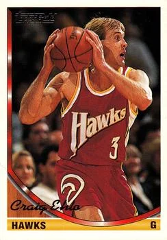 1993-94 Topps Craig Ehlo Gold #352 card image