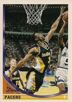 1993-94 Topps Dale Davis Gold #123 card image