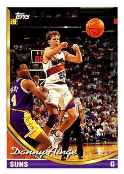 1993-94 Topps Danny Ainge Variant #186 card image