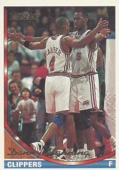 1993-94 Topps Danny Manning Gold #354 card image
