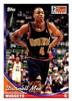 1993-94 Topps Darnell Mee Draft Picks #315 card image