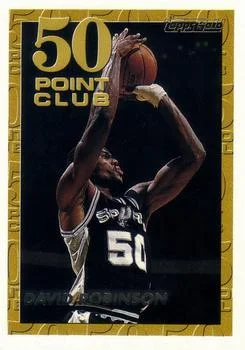 1993-94 Topps David Robinson 50P Gold #52 card image
