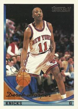 1993-94 Topps Derek Harper Gold #284 card image