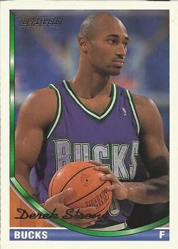1993-94 Topps Derek Strong Gold #281 card image