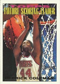 1993-94 Topps Derrick Coleman FSL Gold #388 card image