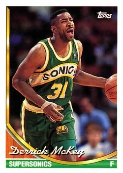 1993-94 Topps Derrick McKey Variant #26 card image