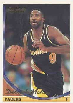 1993-94 Topps Derrick McKey Gold #325 card image