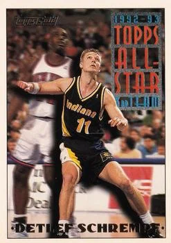 1993-94 Topps Detlef Schrempf Gold #132 card image