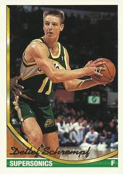 1993-94 Topps Detlef Schrempf Gold #268 card image