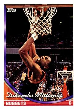 1993-94 Topps Dikembe Mutombo Variant #262 card image