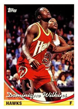 1993-94 Topps Dominique Wilkins Variant #292 card image