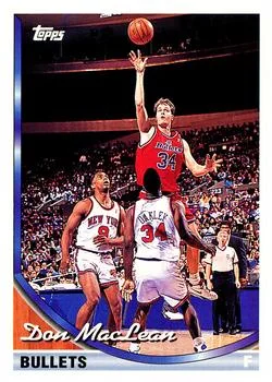 1993-94 Topps Don MacLean Variant #55 card image