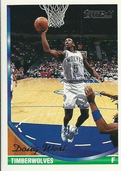 1993-94 Topps Doug West Gold #193 card image