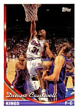 1993-94 Topps Duane Causwell Variant #136 card image