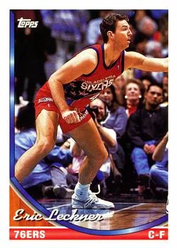 1993-94 Topps Eric Leckner Variant #332 card image