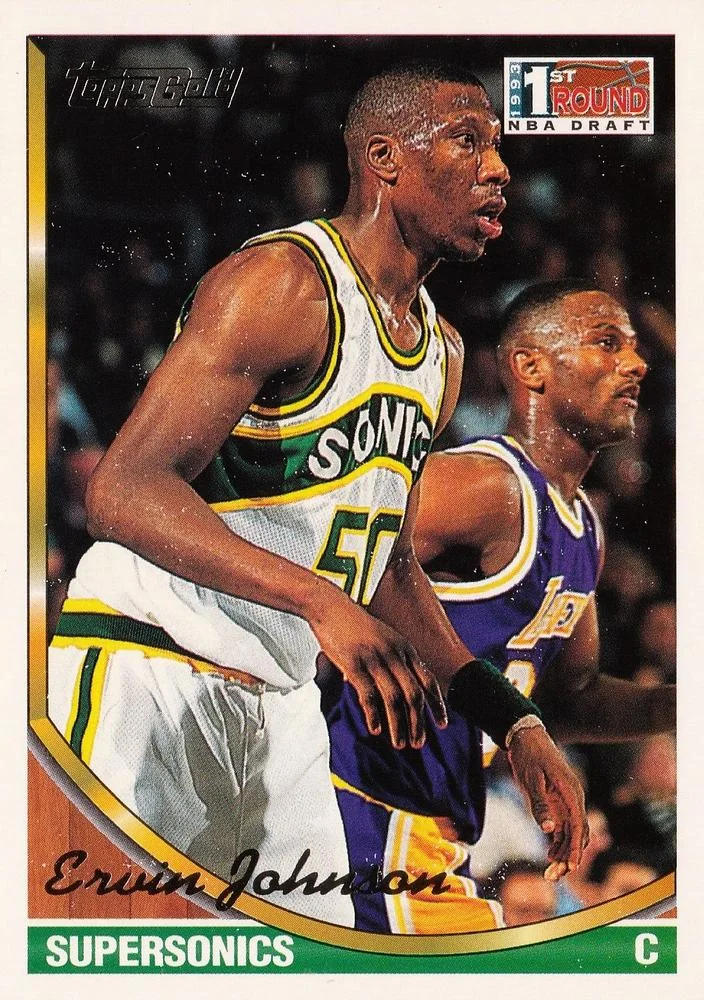 1993-94 Topps Ervin Johnson Draft Picks #240 card image