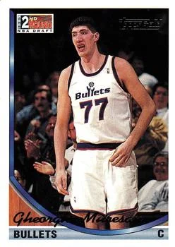1993-94 Topps Gheorghe Muresan Draft Picks #271 card image
