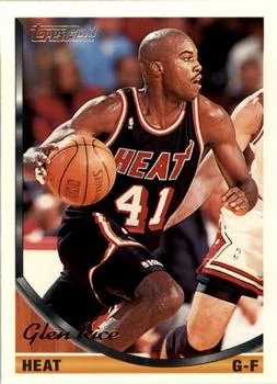 1993-94 Topps Glen Rice Gold #337 card image