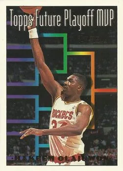 1993-94 Topps Hakeem Olajuwon FPM Gold #205 card image