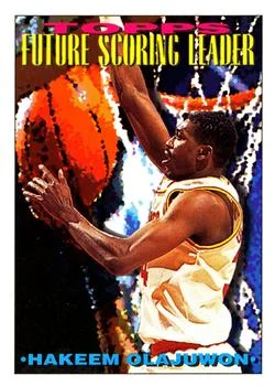 1993-94 Topps Hakeem Olajuwon FSL Variant #385 card image