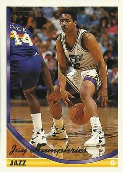 1993-94 Topps Jay Humphries Gold #122 card image