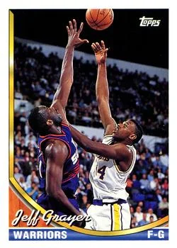 1993-94 Topps Jeff Grayer Variant #95 card image