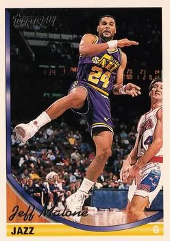 1993-94 Topps Jeff Malone Gold #87 card image