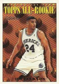 1993-94 Topps Jim Jackson ART Gold #150 card image