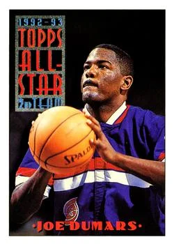 1993-94 Topps Joe Dumars Variant #115 card image