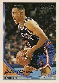 1993-94 Topps John Starks Gold #61 card image