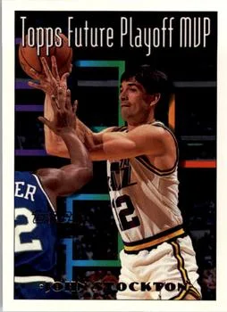 1993-94 Topps John Stockton FPM Gold #201 card image