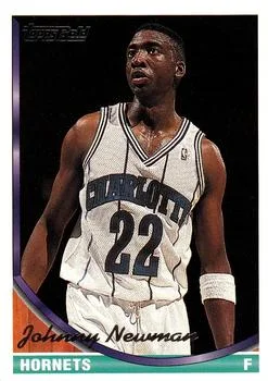 1993-94 Topps Johnny Newman Gold #192 card image