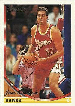 1993-94 Topps Jon Koncak Gold #42 card image