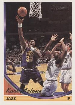 1993-94 Topps Karl Malone Gold #279 card image