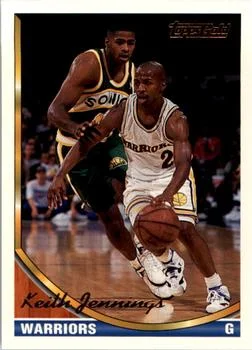 1993-94 Topps Keith Jennings Gold #274 card image
