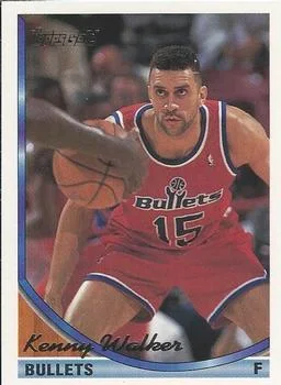 1993-94 Topps Kenny Walker Gold #211 card image