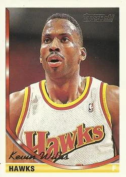 1993-94 Topps Kevin Willis Gold #81 card image