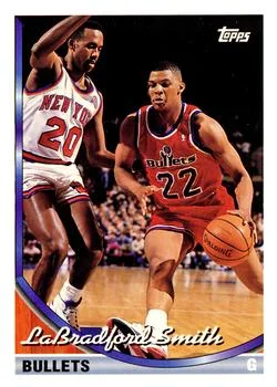 1993-94 Topps LaBradford Smith Variant #143 card image